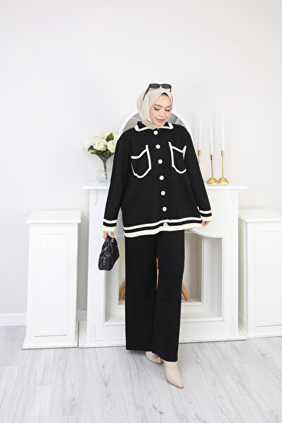 sorisso Button Detailed Knitwear Set