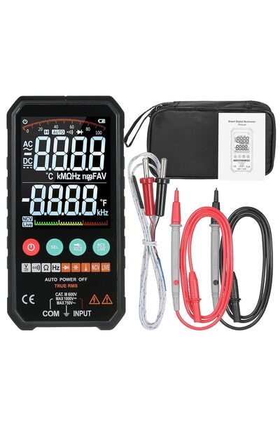 Morelian 3.3'' Digital Multimeter 6000 Counts True RMS (FY107B/FY107C)