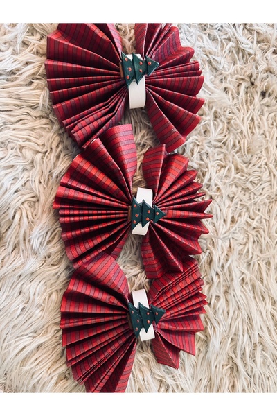 Style 3-Pack Christmas New Year Napkin Ring Napkin Holder