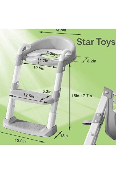STAR TOYS Children's toilet training chair with foldable drawer –