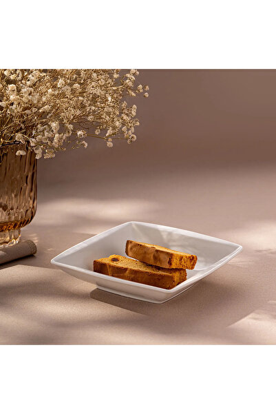 MuratogluHome Emsan Pamukkale Square Deep Plate 15 cm