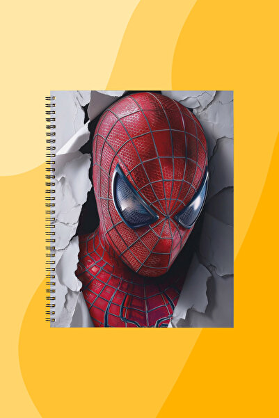 SEKİZELLİİKİ ÖRÜMCEK ADAM-BASKILI TASARIM DEFTER