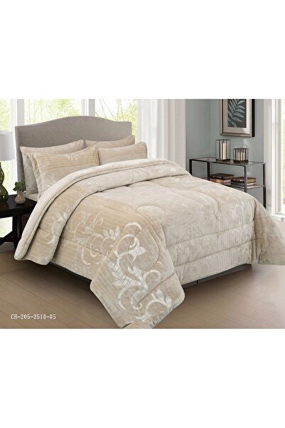 LUXURY Double winter bedspread made of soft velvet, 240x260