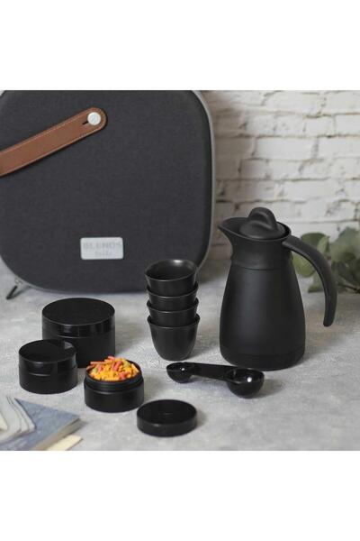 Blends Flask Travel Bag Black Set 0.5 Liter