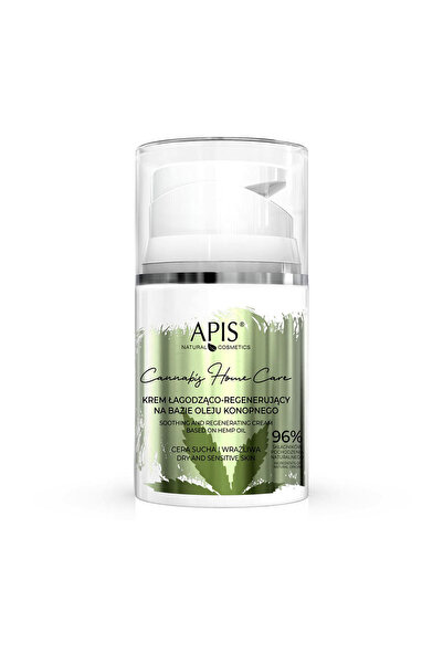 Apis Natural Cosmetics Crema calmanta si regeneranta Cannabis Care pentru ten...