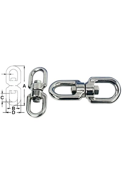 GFN Pivot rotativ cu pivot, diametru 5 mm