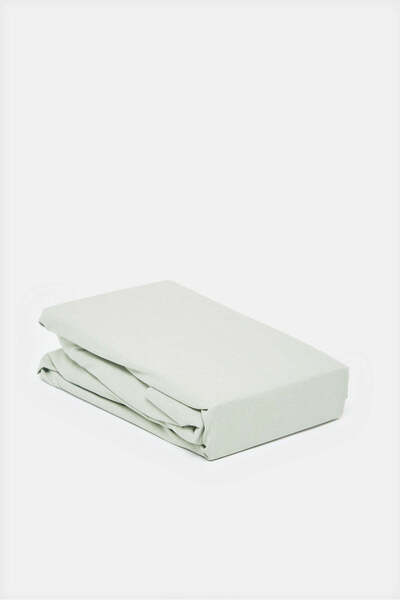 REDTAG Green Fitted Sheet (Double Size)