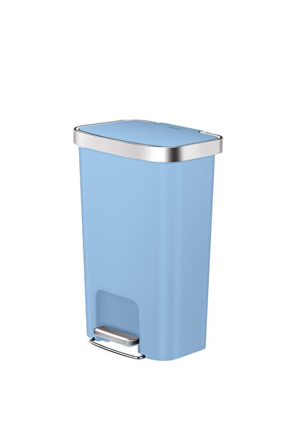 FACKELMANN Trash can, SEATTLE, 45L, with pedal, for kitchen or commercial spaces