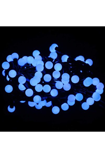 Goliat Lampki choinkowe cu sznurze 100 LED PEREŁKI NIEBIESKIE