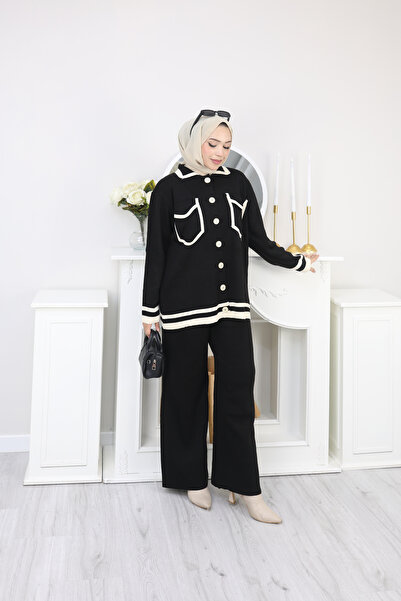 sorisso Button Detailed Knitwear Set