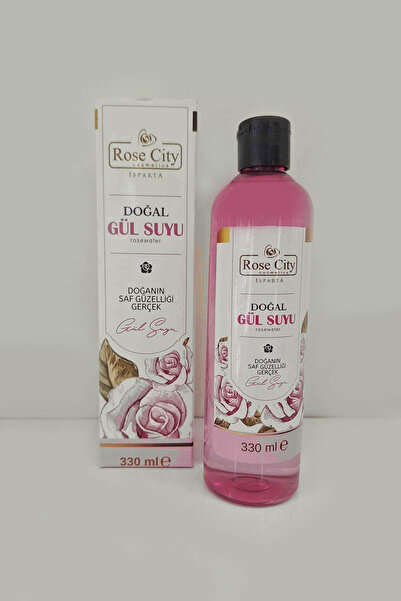 rosecity Isparta-Doğanın saf güzelliği doğal gül suyu-330ml