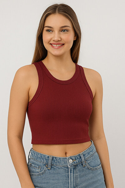 Eveda Strappy 100% Cotton Crop – Half Tank Top Bustier
