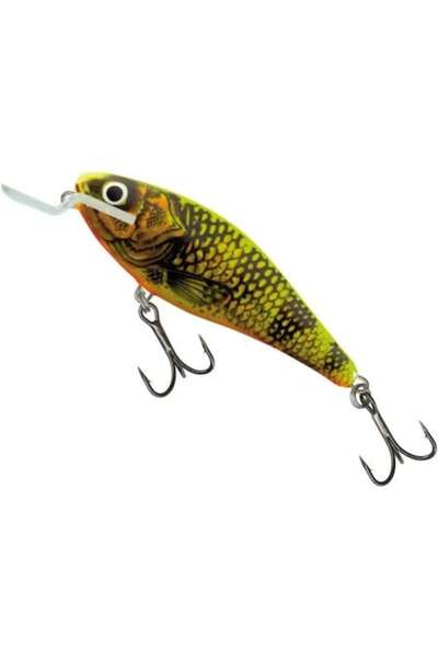 Salmo Vobler Executor Shallow Runner EX7SR, Biban Auriu Fluo, 7cm, 8g, Ancore...