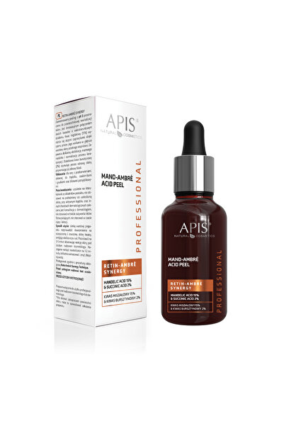 Apis Natural Cosmetics Acid Peel Retin-Ambre Synergy with 15% mandelic acid and 2% succinic acid, 30 ml