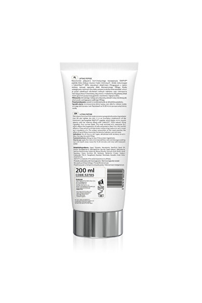 Apis Natural Cosmetics Lifting Peptide Mask with SNAP-8 peptide for instant firming and lifting, 200 ml