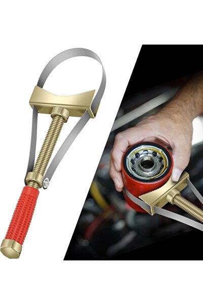 TERRIFI مفتاح فلتر الزيت القابل للتعديل عالي التحمل (يناسب 9-15 سم)