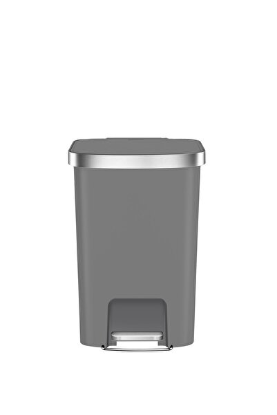 FACKELMANN Trash can, SEATTLE, 45L, with pedal, for kitchen or commercial spaces