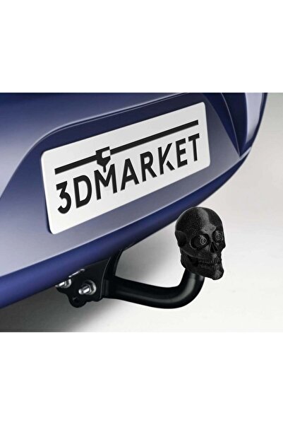 3DMarket Tow hitch ornament - Skull