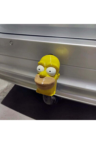 3DMarket Tow hitch ornament with anti-theft – Homer Simpson