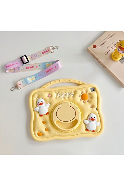 Goldie Case Huawei Matepad 12X Uyumlu Standlı / Askılı Çocuklar için Tablet K...