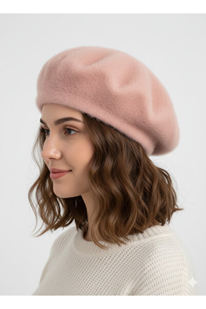 STELLA VESTİNO Angora French Painter Hat