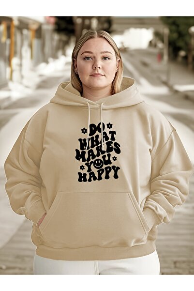 Jakinta Outdoors Kapüşonlu Baskılı Kanguru Cepli Unisex Sweatshirt