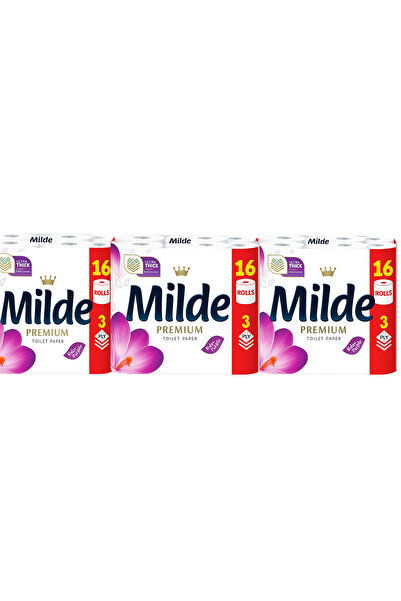 Midlee Set 3 bucati-MILDE RELAX PURPLE 16role per pachet - THICK ABSORB(total...
