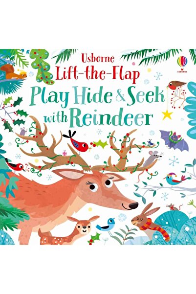 Usborne Flipbook, JOACĂ-TE DE-A V-AȘTEA CU RENII, Usborne, + 6 luni