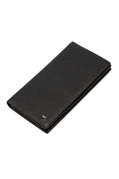 Tergan Black Genuine Leather Men's Wallet - S1Ce00001668-U9G