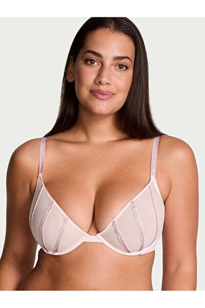 Victoria's Secret Transparan Işıltılı Demi Sütyen
