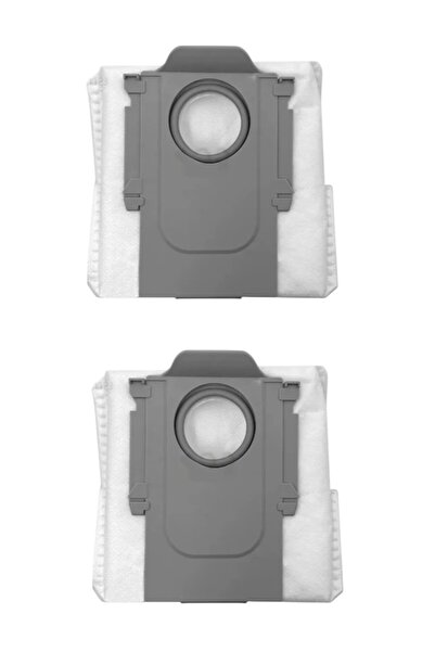 ROPALDE 2Pcs Dust Bags Compatible with Roborock Qrevo Master Robot Vacuum Cleaner - Spare Parts Set