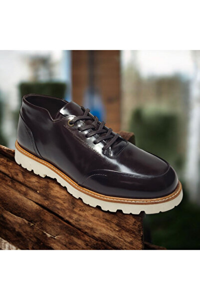 VİVA SHOES 100% Genuine Leather Eva Sole Men's Half Boots