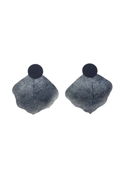 HAIArt Σκουλαρίκια Wings - Ανθρακί με γκλίτερ