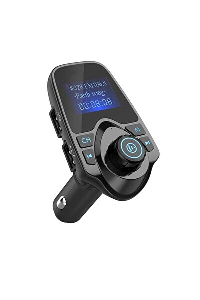 Generic Bluetooth FM Transmitter Wireless Radio Adapter Car Kit with Dual USB Charging