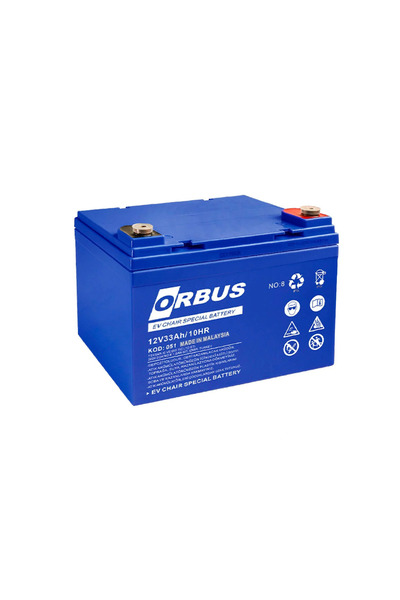 ORBUS 12V 33AH ENGELLİ ARAÇ AKÜSÜ
