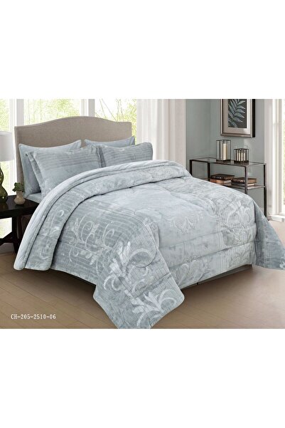 LUXURY Double winter bedspread made of soft velvet, 240x260
