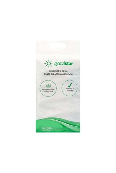 Globalstar مناشف جلوبال ستار للاستخدام مرة واحدة، 30×60 سم، 100 قطعة