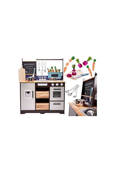 Three top online Wooden MDF LOFT Kitchen with Accessories 96cm