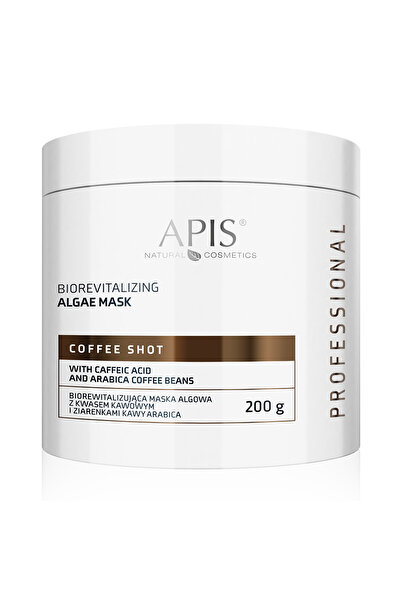 Apis Natural Cosmetics Coffee Shot biorevitalizing alginate mask with caffeic acid and coffee beans, 200 g