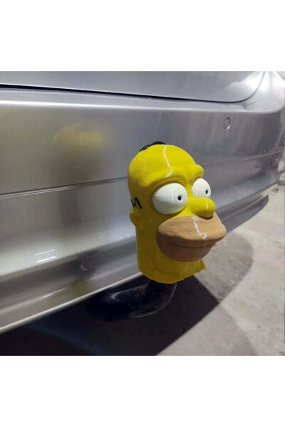 3DMarket Tow hitch ornament with anti-theft – Homer Simpson