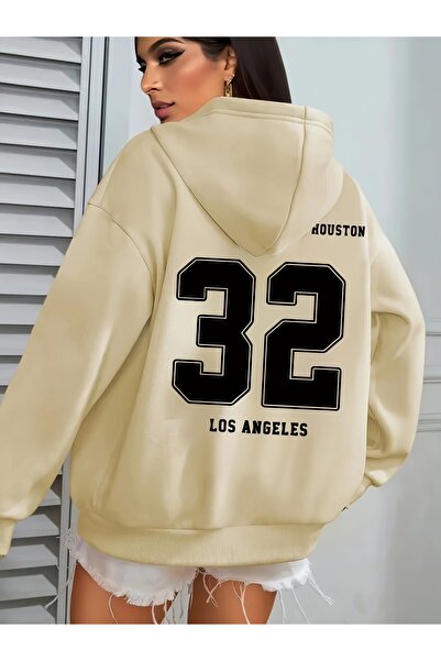 Lider Leather Hanorac unisex cu glugă și buzunar tip cangur imprimat