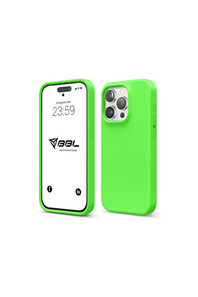 BABİLDEN iPhone 15 Pro Max Kılıf İnce Sıvı Silikon 3 Katmanlı Tam Kaplamalı Y...