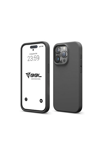 iPhone 15 Pro Max Kılıf İnce Sıvı Silikon 3 Katmanlı Tam Kaplamalı Yumuşak Kılıf