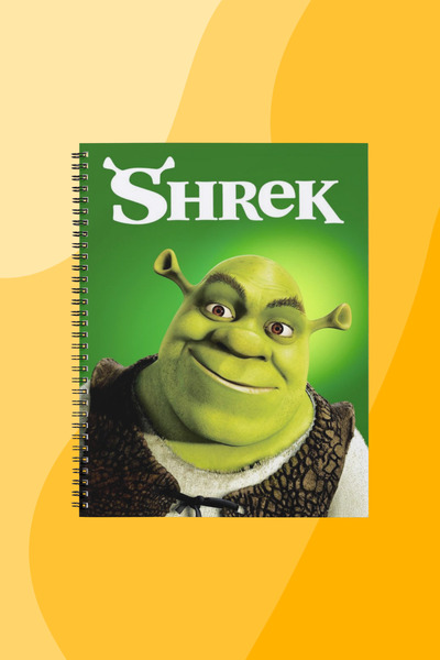 SEKİZELLİİKİ SHREK-BASKILI TASARIM DEFTER