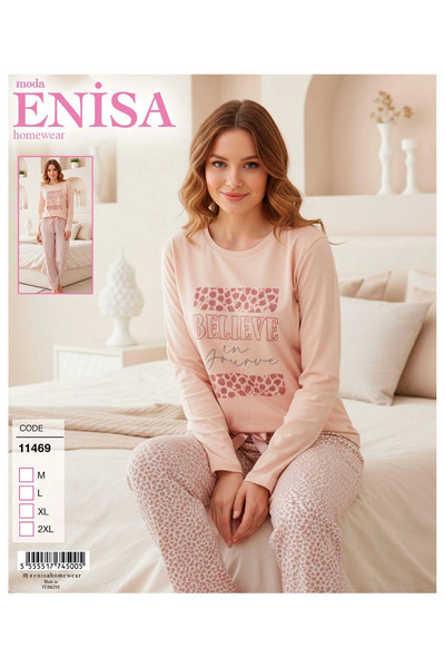 Enisa 11469 Women's Long Sleeve Pajama Set