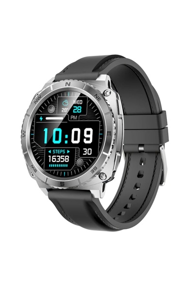 VeReTech Smartwatch cu ChatGPT, AMOLED 1.43”, 200 Sport, Ritm Cardiac, IP68, Negru/Gri