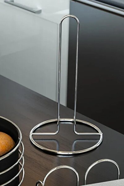 Home Stuff Chrome 4-Piece Round Serving Presentation Set