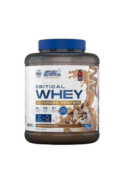 applied nutrition Critical Whey Protein + 100 mg Natural Caffeine (2 Flavors) - 2 kg | 67 Servings