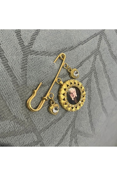 Zemora Jewelry 1 Fotoğraflı Anı Çengeli - Hatıra İğnesi