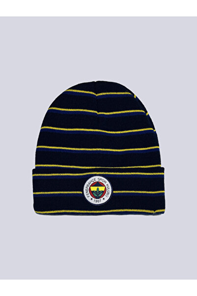 Fenerium UNISEX SARI LACİVERT ŞERİT BERE